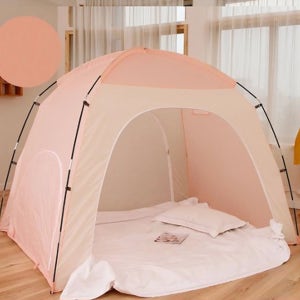 겨울 방한용품 보온효과 난방 텐트/매트 세트 B (2인용)