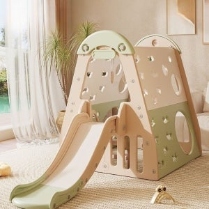 유아용 미끄럼틀 유치원 키즈 카페 실내 놀이터 대형 그린 정글짐