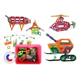 유치원 자석교구 만들기 맥블록 세트 소근육발달 아빠선물