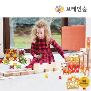 공간구성 원목교구 저스트블럭 FUN422 키즈 협동놀이 발달