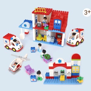 병원놀이 엠뷸런스 체험놀이 듀오블럭 지능발달 조카선물