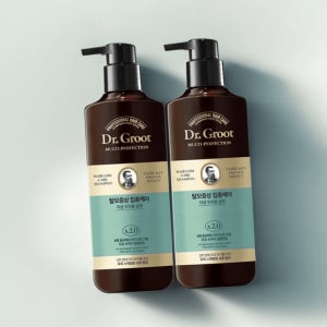 닥터그루트MP 지성두피용 탈모집중케어 샴푸 400ml 2개