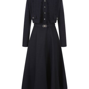 [모다아울렛][JJ JIGOTT]프린지 플레어 롱 원피스 +재킷세트/GRAA0OP321 춘천점