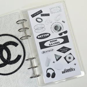 A6) 블랙복권 50만원 저축 6공 현금 속지, 나랑노랑