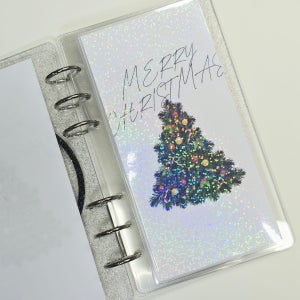 A6) 메리크리 30만원 저축 6공 현금 속지, 나랑노랑