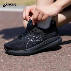 아식스 러닝화 젤 카야노 31 2E 런닝화 24AW 남성 올블랙 1011B867 001