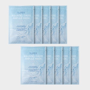 [에스네이처] 수퍼 아쿠아겔 오아시스 앰플 마스크 10매 8809506310574