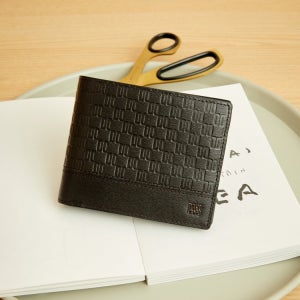 [닥스 액세서리 남성] 닥스 브라운 DD로고 소가죽 반지갑 WBWA5E731W3