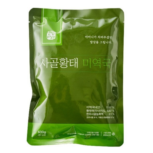 엄마밥상 사골황태 미역국 성분 분석