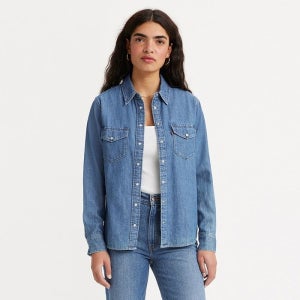 [롯데백화점] 리바이스 여성 아이코닉 웨스턴 셔츠 16786-0017 LE1220470148