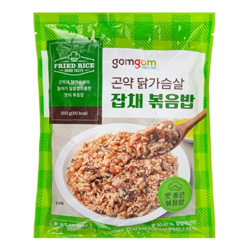 곤약 닭가슴살 잡채볶음밥 제품 이미지