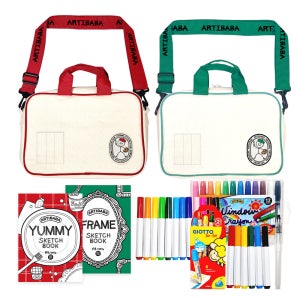ARTIBABA 25년 1차 [아티바바] 아트가방세트 (스케치북/색칠도구 포함)