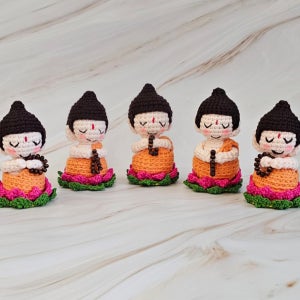 부처님오신날 석가탄신일 불교 뜨개 불상 부처님 석가모니, 똥강아지 손뜨개