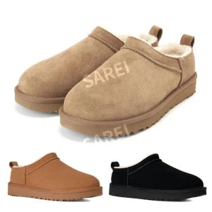 미국 어그 클래식 마이크로 여성 양털 부츠 체스트넛 샌드 UGG 1173891
