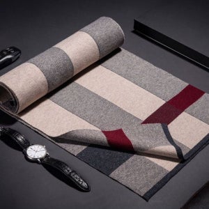 [엘마드레] 고급 남자목도리 머플러 겨울 명품목도리 세트