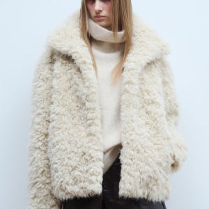 [도프셉] [11월 14일 예약배송] 미드 퍼 자켓 아이보리_DSWVWEFU02IVY