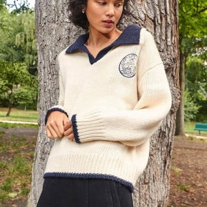 [롯데백화점] 플랙 여성 차일드후드 메모리스 루즈핏 카라 니트 (PWTF4NTL26W) LE1218586308