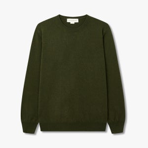 [맨온더분] 캐시미어 크루넥 니트 풀오버_올리브 4715313304 2510618878