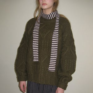 [위드아웃썸머] Stripe muffler