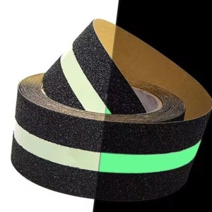 안전 출입문 스티커 경사 방지테이프 야광 테이프 야간안전등 빛반사 교통신호봉