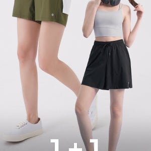 여성 올데이 무브먼트 헬스pt복 반바지 숏팬츠 1+1