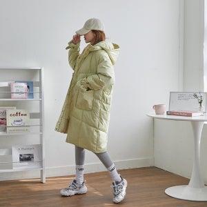 [ 한정수량 특가 ][55~99] 한파가 와도 걱정없어요!! 스타일과 보온성을 모두 챙긴 완벽한 후드 롱패딩  #NAK MADE.