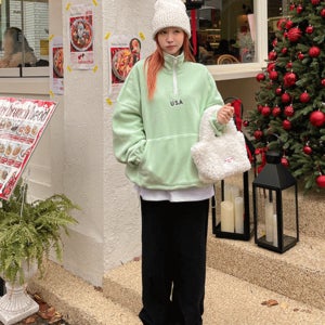 [🔥따뜻한후리스/인기급상승⬆] USA반집업후리스아노락(2차 재입고)