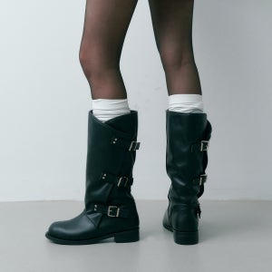 3-WAY 험프리 폴딩 퍼 부츠 412548003 (3.5cm)