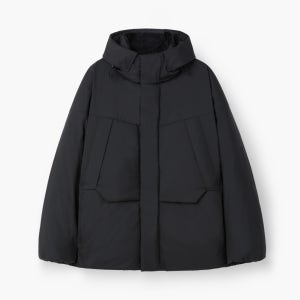 [에피그램][epigram]논퀼팅 숏 후드 다운(ERUCW25111BKX)