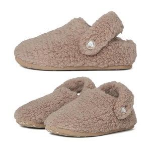 크록스 털 슬리퍼 코지 키즈 머쉬룸 베이지 여성 겨울 방한화 샌들 실내화