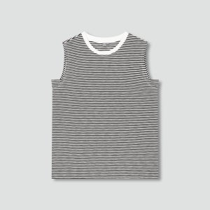 [자주] 여 슬럽 민소매 티셔츠 - 젯 블랙 (J115201307)