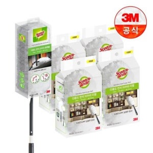 [3M]뉴 다용도 먼지떨이/브러쉬 롱핸들 + 리필 10입