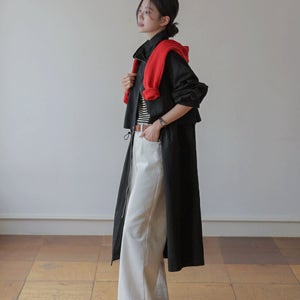 스테니오 스트링 롱 야상점퍼