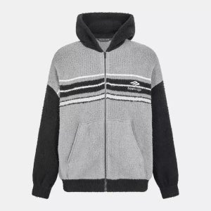 발렌시아가 그레이 멀티컬러 집업 후디 남성 Men s Zip Hoodie Grey Multico 53316402 147589290