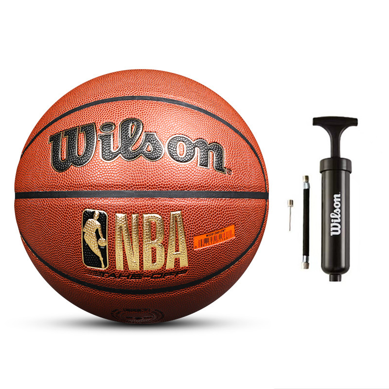 스팔딩 농구공 7호 골드 NBA 경기용 실내외  1개  단일 사이즈  NBA 핸드백 선물 세트 7호 농구공