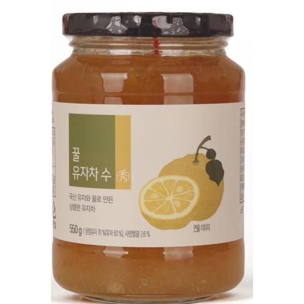 올가 꿀 유자차 수  550g  20개