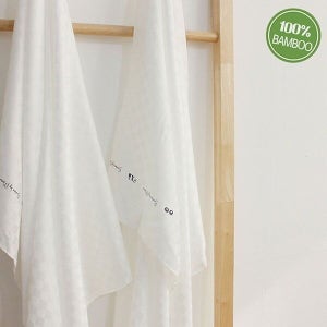 [무루] 프리미엄 순수 다용도 대나무 100% 사각천기저귀 타올 5장