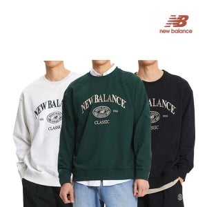 뉴발란스 [뉴발란스] UNI 세미오버 맨투맨 NBNCE41313 3종택1