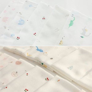 무루 [무루땅콩기저귀] [무루]순면 다용도 천기저귀5장+손수건20장 세트