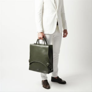 베지터블 가죽 남성 토트백, 노동의 가치 J2