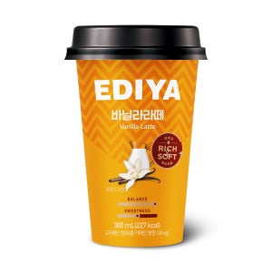 이디야 바닐라 라떼 (300ML)