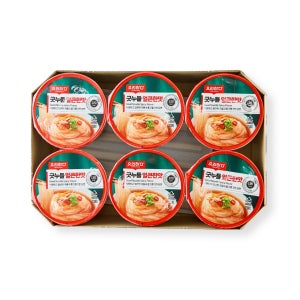 요리하다 굿누들 얼큰한맛 (37.3G * 6.0)