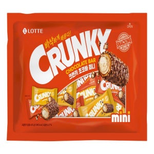롯데 크런키 초코바 미니 (405G)