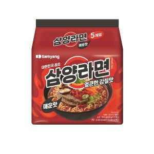 삼양라면 매운맛 (120G*5)