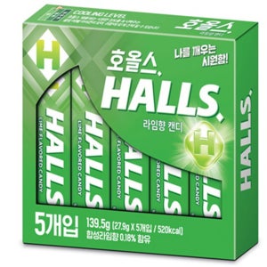 호올스 스틱 라임 5입 기획 (140G)