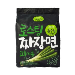 풀무원 자연건면 로스팅 짜장면 파기름 (105.5G*4)