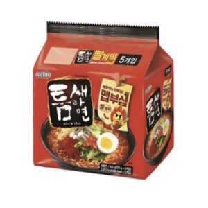 팔도 틈새라면 빨계떡 (120G*5)