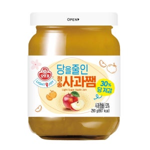 오뚜기 라이트 슈가 사과잼 (290G)