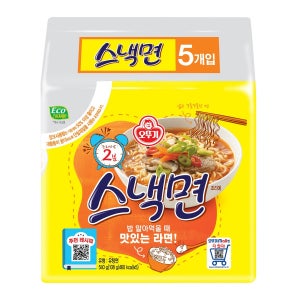 오뚜기 스낵면 (108G*5)
