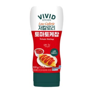 비비드키친 저칼로리 토마토케찹 (320G)